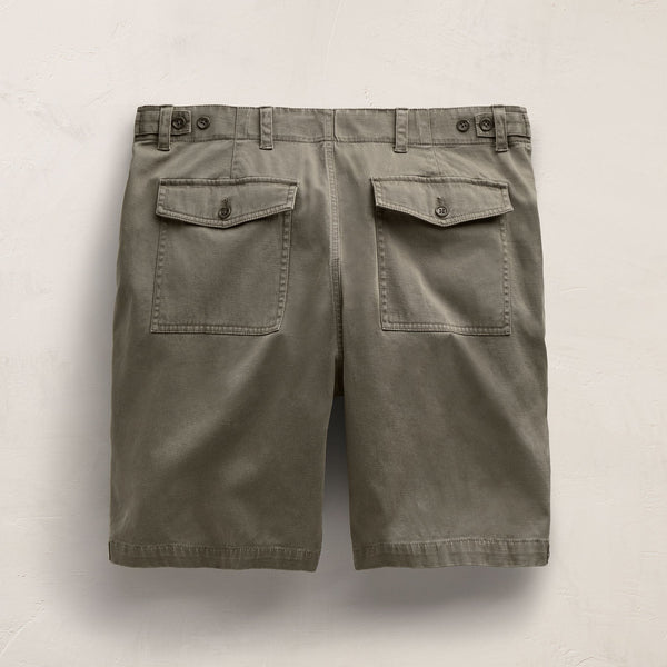 James Perse Slub Cotton Utility Flight Short Birch Pigment