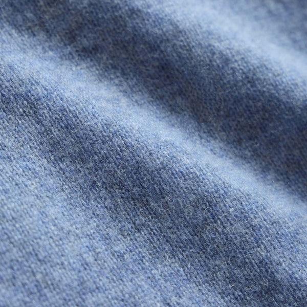 James Perse Soft Featherweight Cashmere V Neck Blue Sky