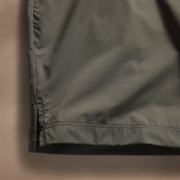 James Perse Stretch Nylon Split Hem Boardshort Artillery