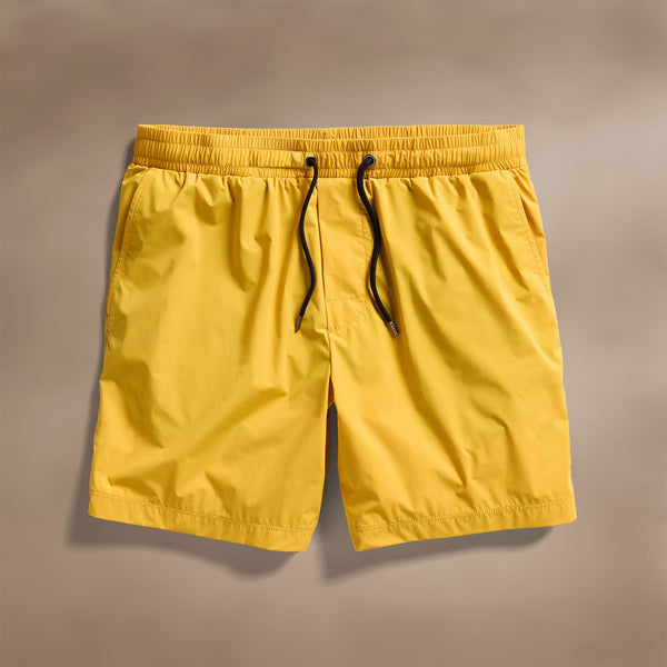 james perse Stretch Nylon Split Hem Boardshort Crocus Yellow