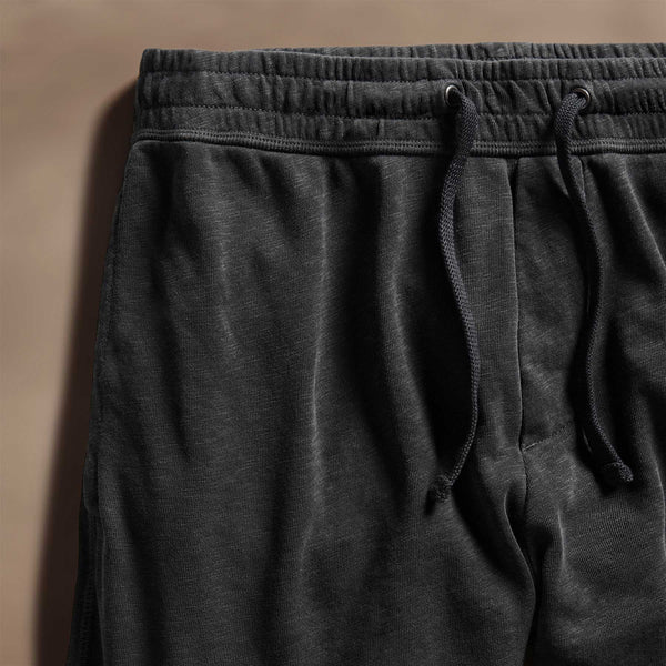 James Perse Vintage French Terry Sweat Short Carbon Pigment