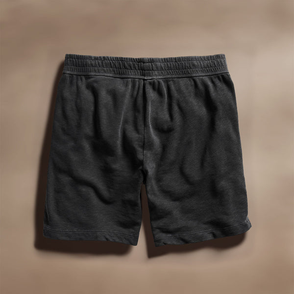 James Perse Vintage French Terry Sweat Short Carbon Pigment