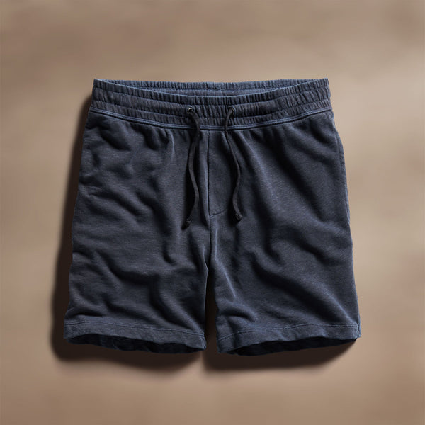 james perse Vintage French Terry Sweat Short Deep Pigment