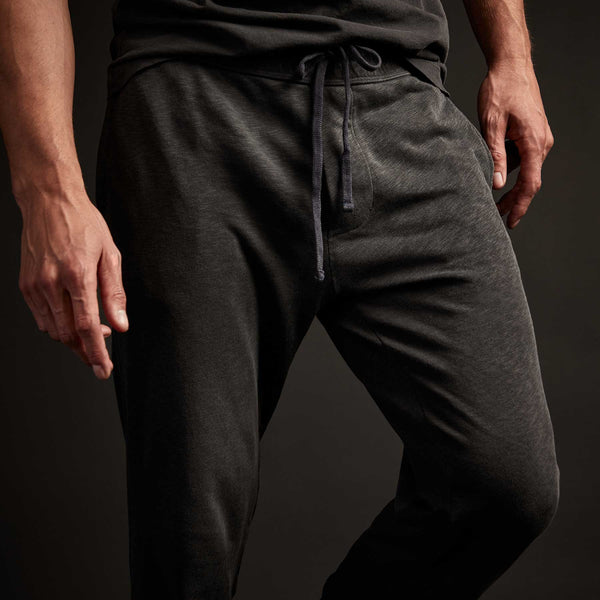 James Perse Vintage French Terry Sweatpant Carbon Pigment