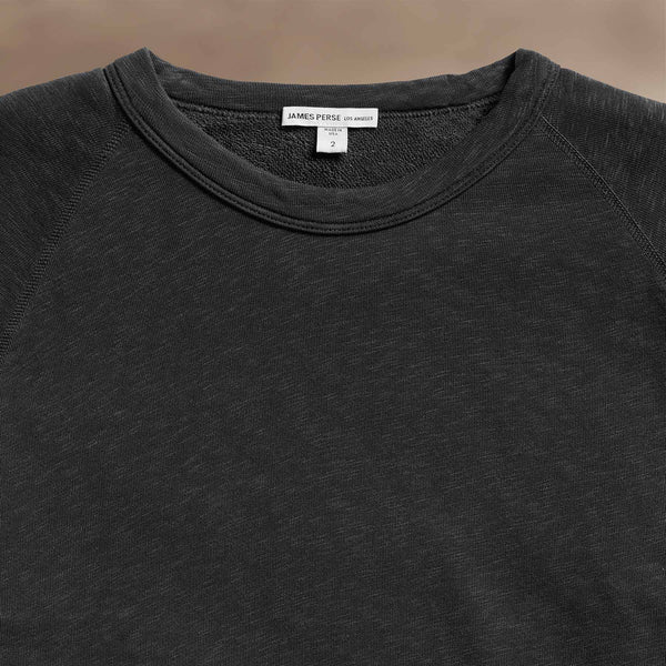 James Perse Vintage French Terry Sweatshirt Carbon Pigment