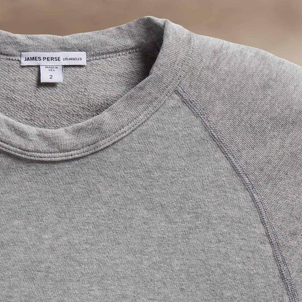 James Perse Vintage French Terry Sweatshirt Heather Grey