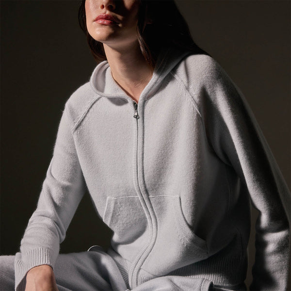 James Perse Women's Cashmere Track Suit Gift Set Pale Blue