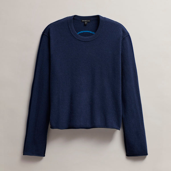 James Perse Women's Grateful Dead Crew Neck Sweater Prussian/ Teal