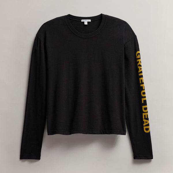James Perse Women's Grateful Dead Long Sleeve Black/Comet