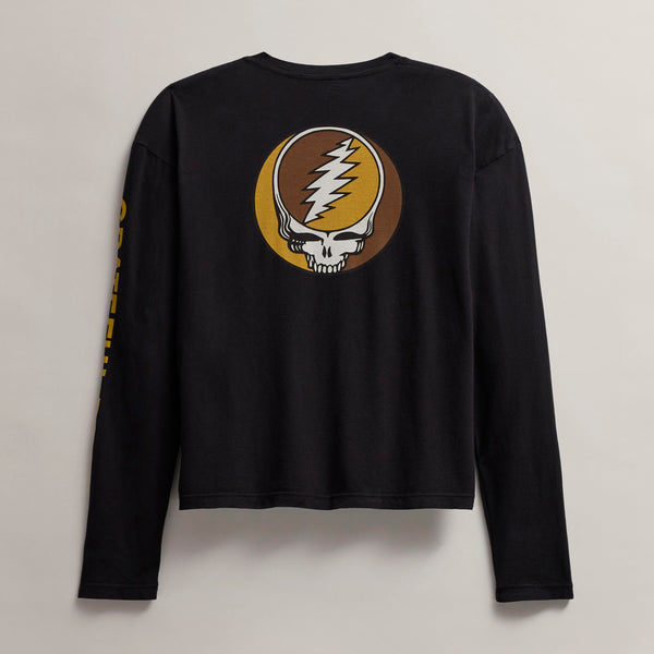 james perse Women's Grateful Dead Long Sleeve Black/Comet