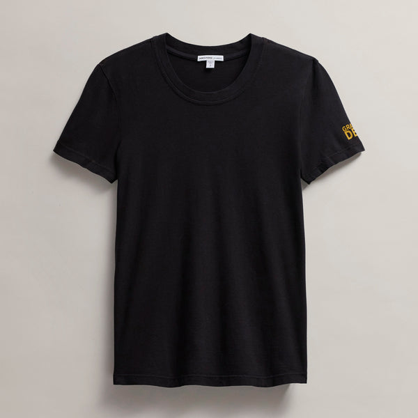 James Perse Women's Grateful Dead Short Sleeve Black/Comet