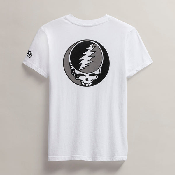 james perse Women's Grateful Dead Short Sleeve White/Black