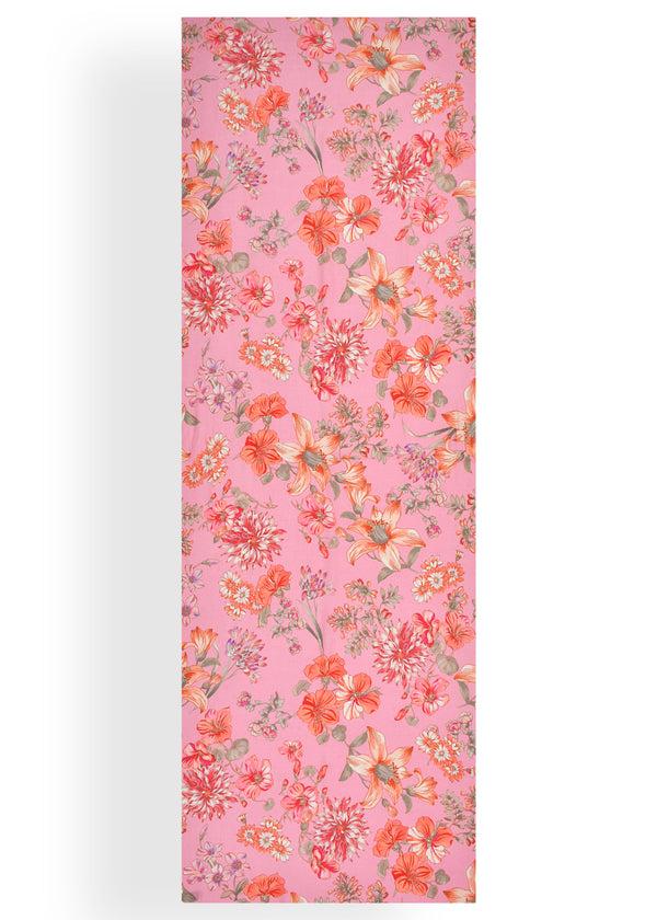 Janavi Flower Orchard Print Stole In Shahbano Twill