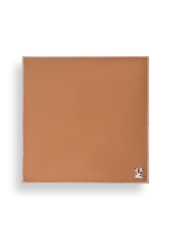 janavi Herringbone Knit Baby Blanket in Cashmere Merino