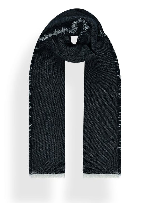 janavi 2 Face Reversible Stole in Cashmere