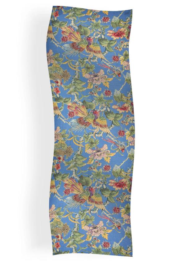 Janavi Bird Print Stole In Shahbano Twill