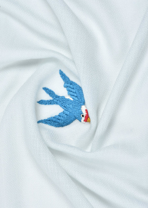 Janavi Birds In Merino