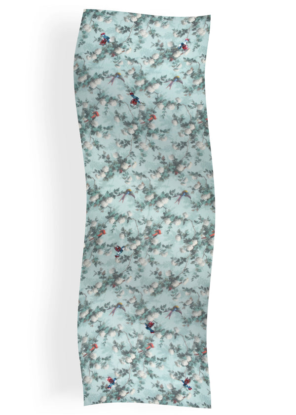 Janavi Birds In Wool Silk