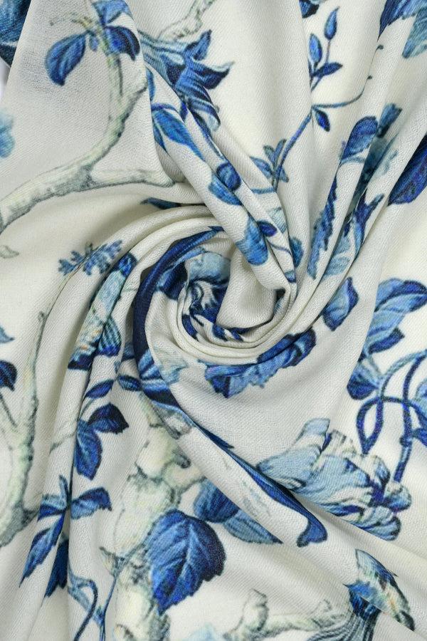 Janavi Birdsong Flora In Wool Silk