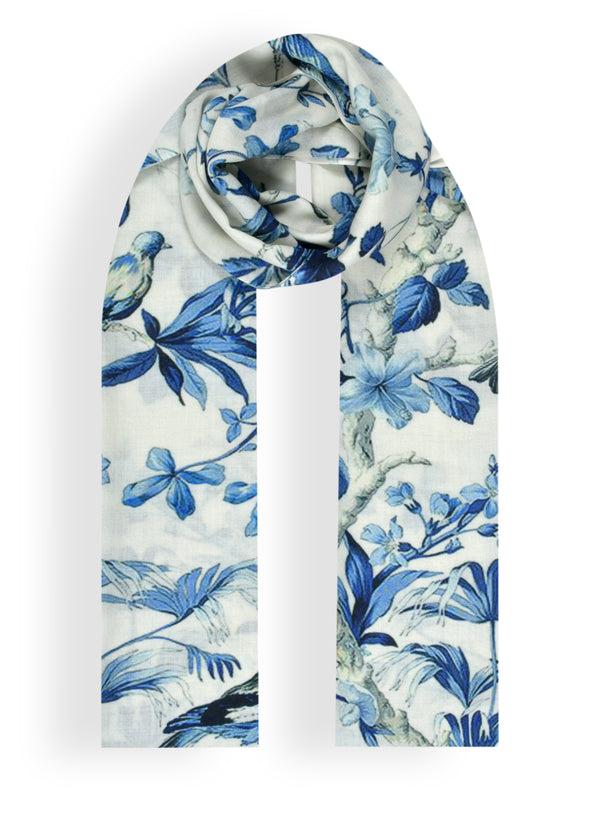 janavi Birdsong Flora in Wool Silk