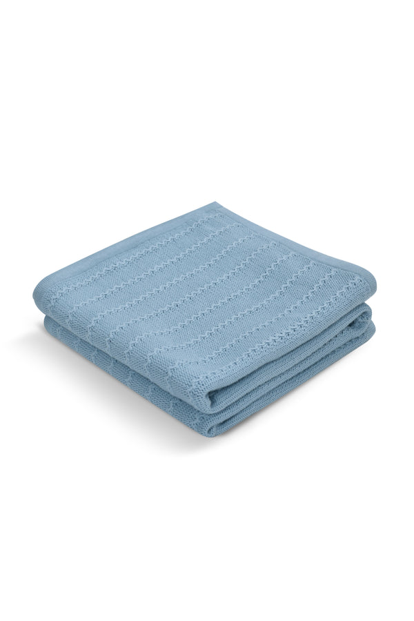 janavi Blue Breeze Blanket in Cotton