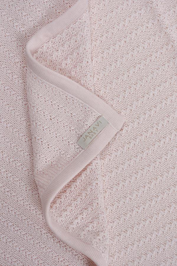 Janavi Blush Breeze Blanket In Cotton