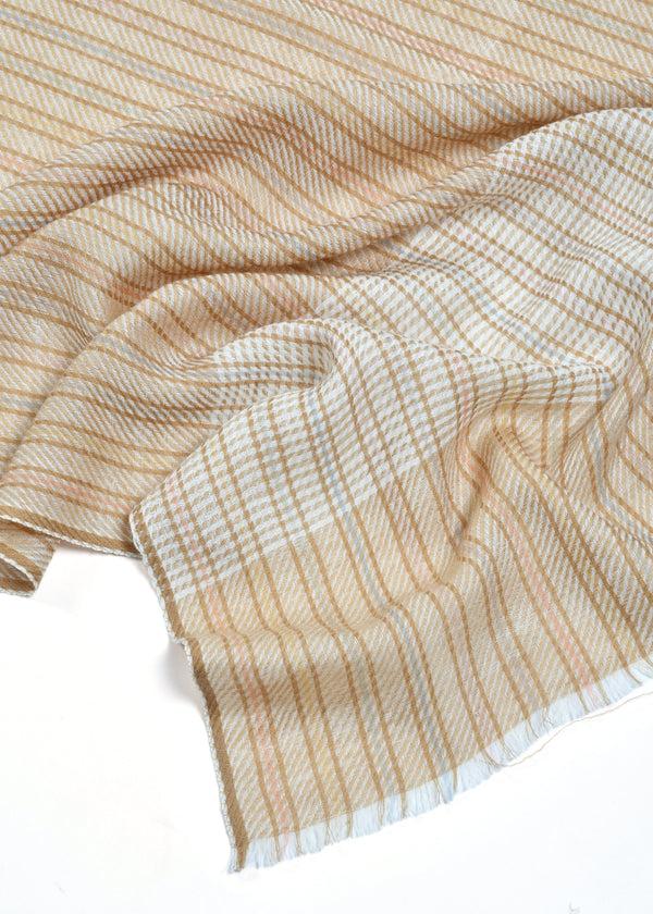 Janavi Broken Twill Stripe In Merino