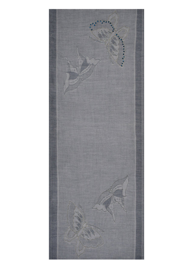 Janavi Butterfly In Wool Silk