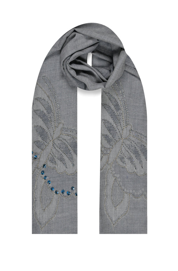 janavi Butterfly in Wool Silk