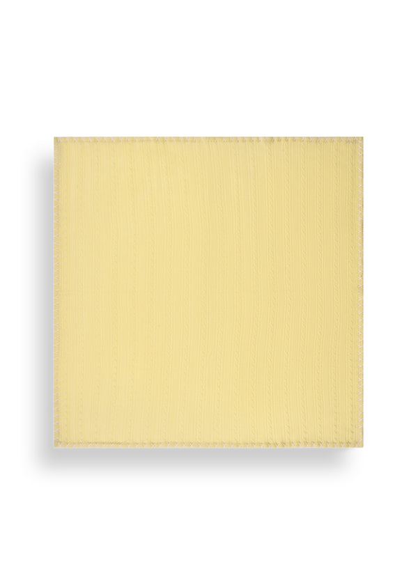 Janavi Cable Knit Baby Blanket In Merino