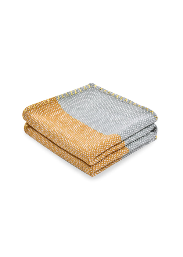 janavi Classic Diamond Waffle Blanket in Merino