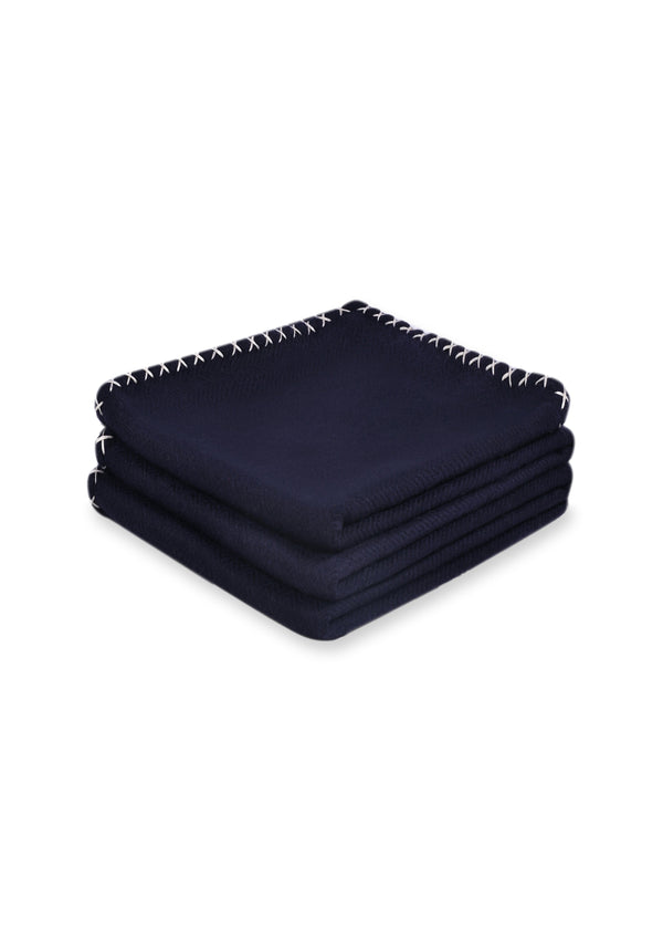 Janavi Classic Herringbone Blanket In Cashmere