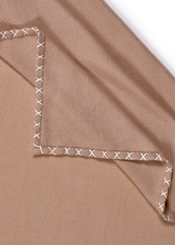 Janavi Classic Medium Twill Blanket In Cashmere