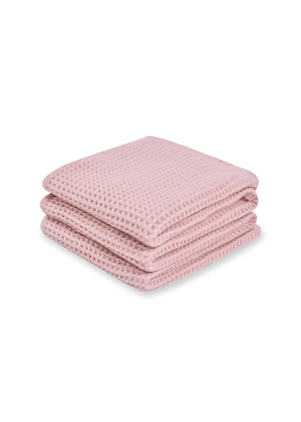 janavi Classic Waffle Blanket in Cashmere