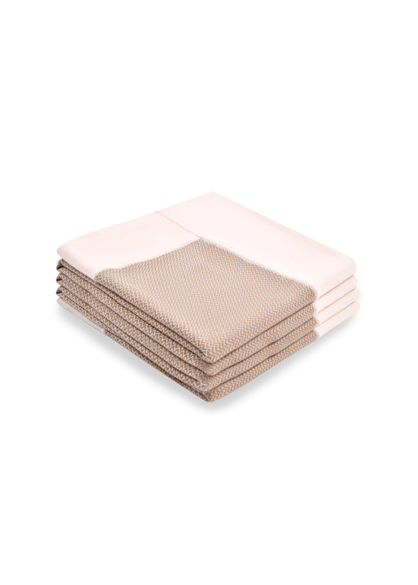 janavi Classic Zig Zag Blanket in Cashmere