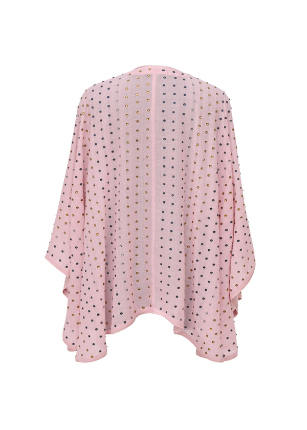 Janavi Colorful Shine Cape In Cashmere