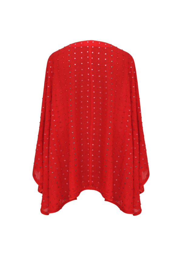 Janavi Colorful Shine Cape In Cashmere
