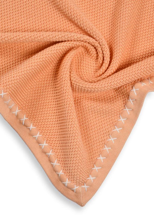 Janavi Coral Baby Blanket In Cotton