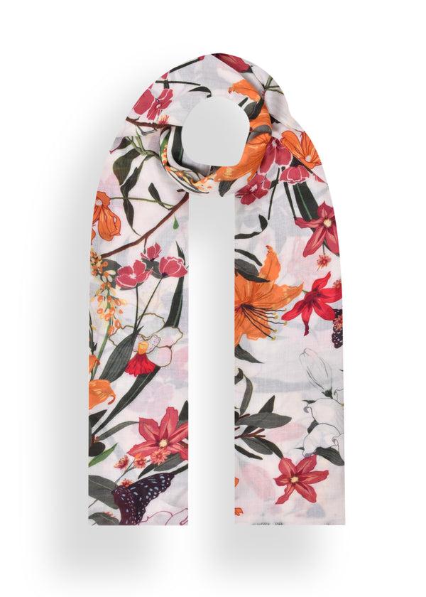 janavi Coral Pearls in Wool Silk