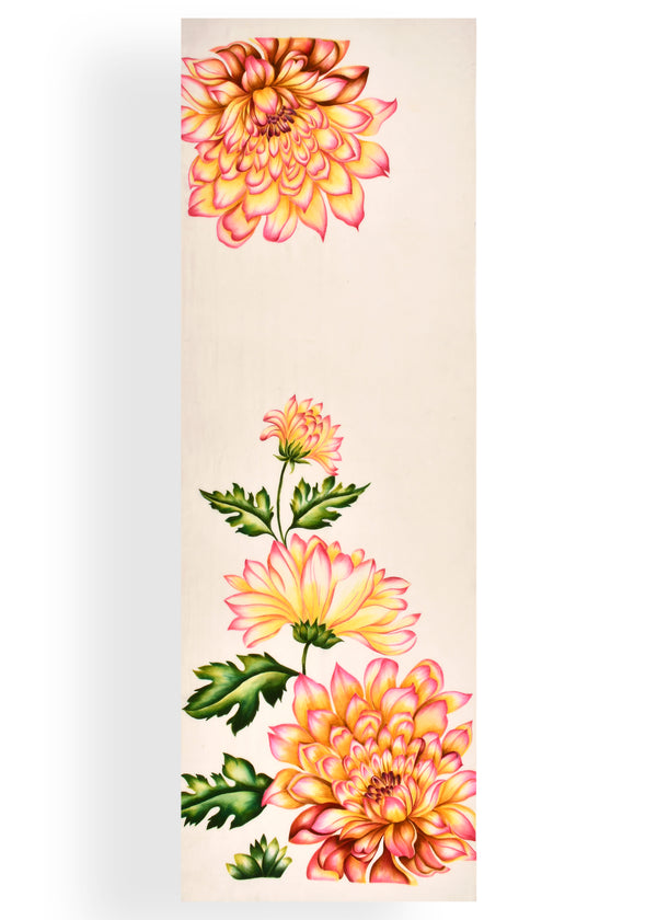 Janavi Dahlia Art In Cashmere