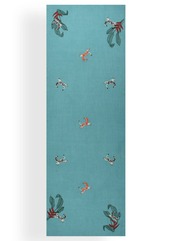 Janavi Dancing Zebra In Cashmere