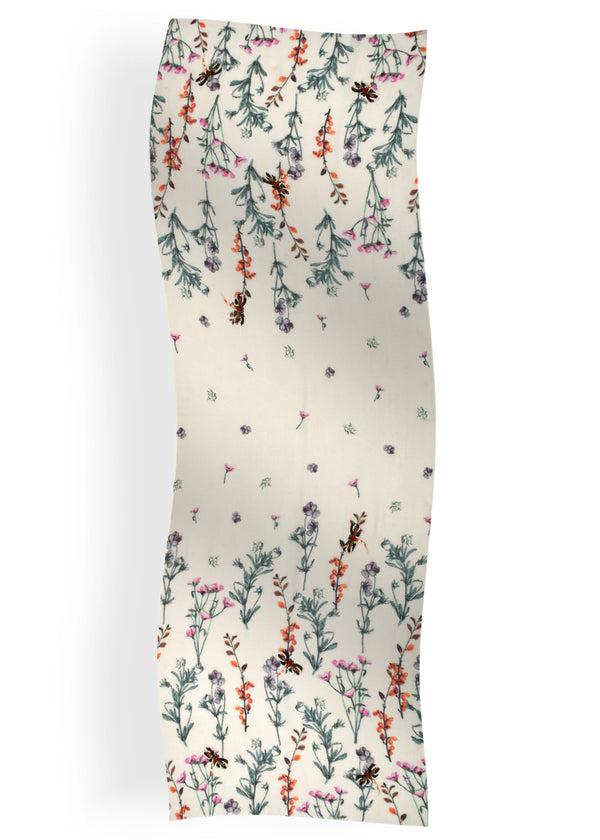 Janavi Dragonflies In Wool Silk