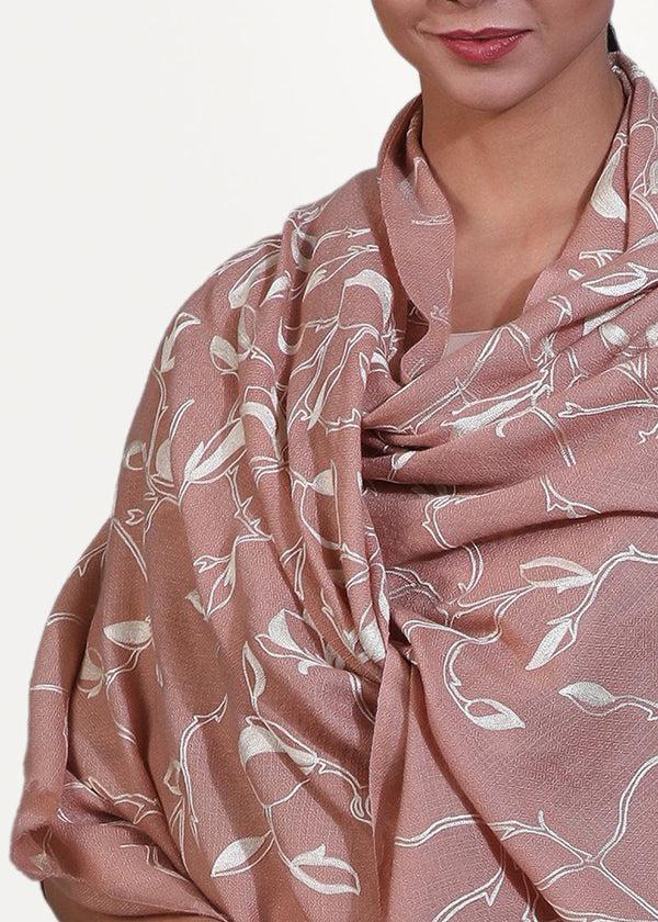 Janavi Flaming Magnolias In Cashmere