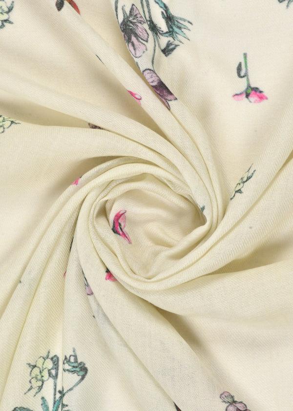 Janavi Floral In Wool Silk