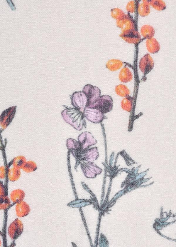 Janavi Floral Stems In Merino