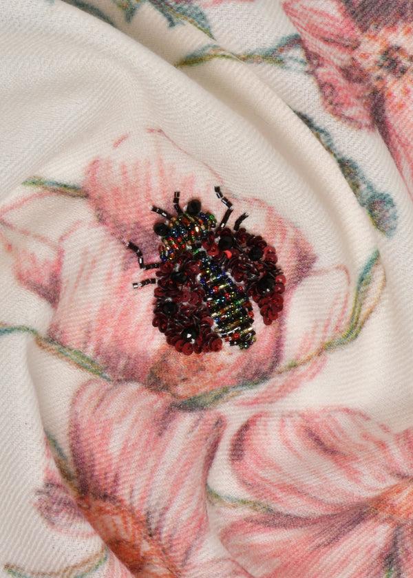 Janavi Flower Blossom In Wool Silk