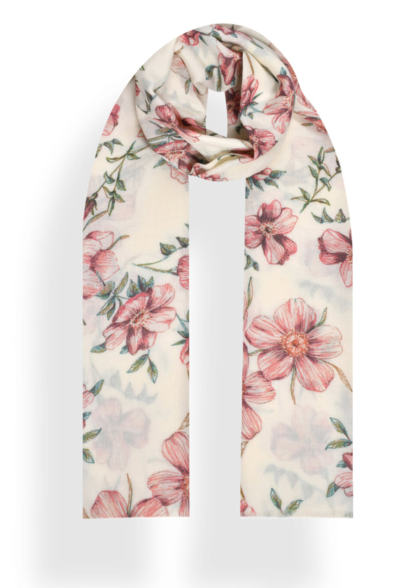 janavi Flower Blossom in Wool Silk