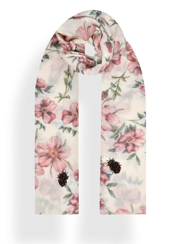 janavi Flower Blossom in Wool Silk