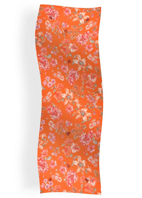 Janavi Flower Orchard In Shahbano Twill