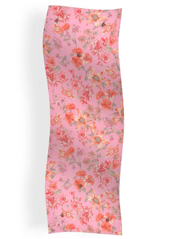 Janavi Flower Orchard In Shahbano Twill